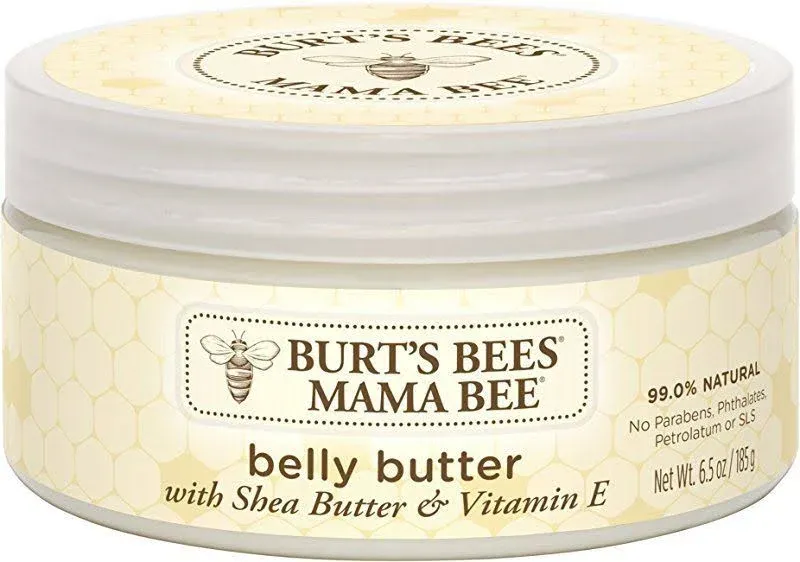 Belly Butter Fragrance Free Pregnancy  Lotion 6.5 Oz. Tub  99% Natural Skin Care