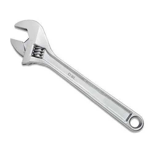 Adjustable Wrench 12&#034; Heavy Duty Drop Forged Steel Precision Milled Jaws For Max