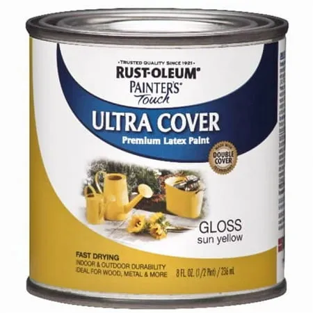 Rust-Oleum Sun Yellow Latex Paint 1945730