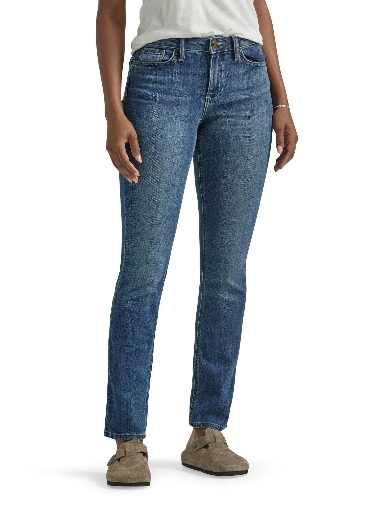 Lee Women's Regular Fit Straight Leg Jean