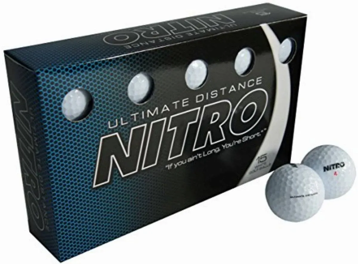 Nitro Ultimate Distance Golf Ball (15-Pack)