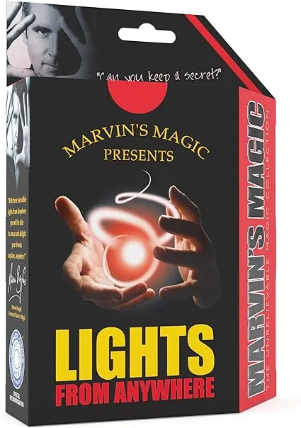 Marvin's Magic - Lights from Everywhere - Teen & Adult Edition - Professional Adult Tricks Set - Amazing Magic Tricks for Teens & Adults - Includes Light Props and Instructions