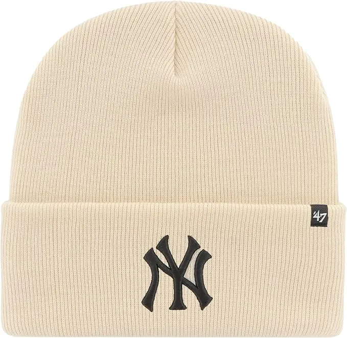 New York Yankees Haymaker '47 Cuff Knit Natural Beanie