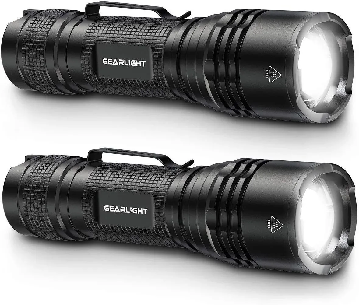 GearLight TAC LED Flashlight Pack