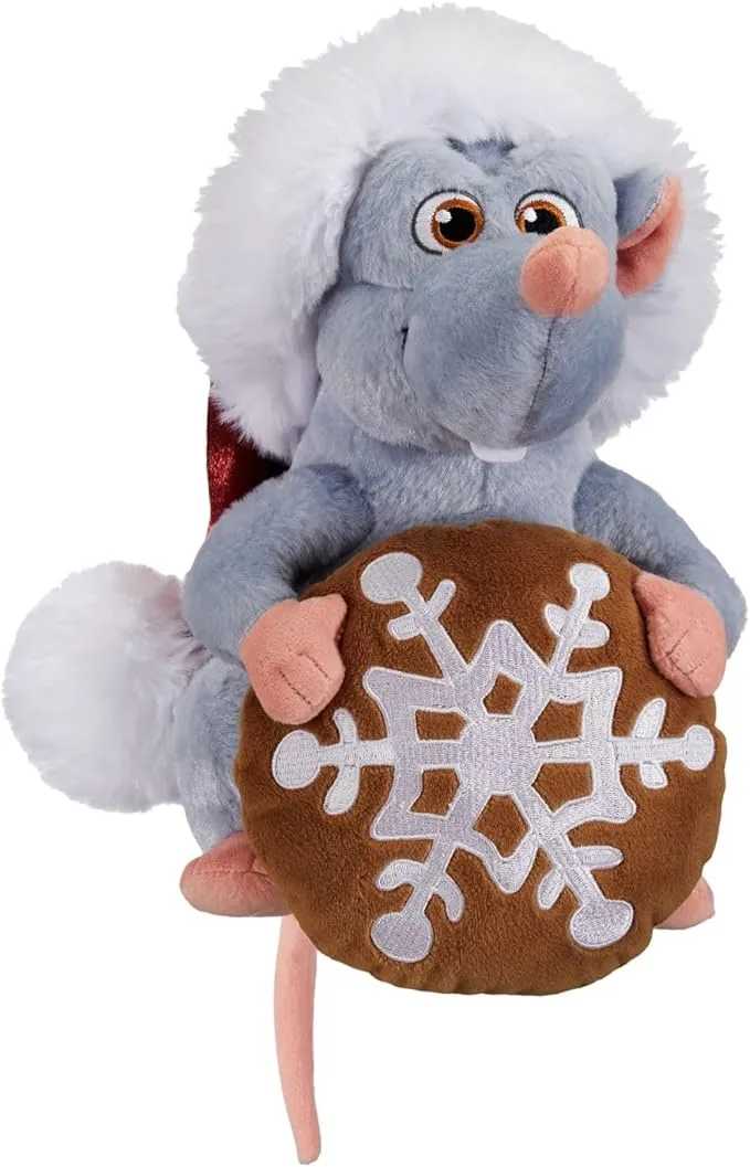 Disney Store Official Ratatouille Remy Plush Toy - Scented Holiday Edition - Authentic 9-Inch Soft & Cuddly Design - Unique Gift for Fans & Kids - per