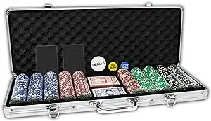 Da Vinci Professional Casino Del Sol Poker Chips Set with Case (Set of 500), 11.5gm