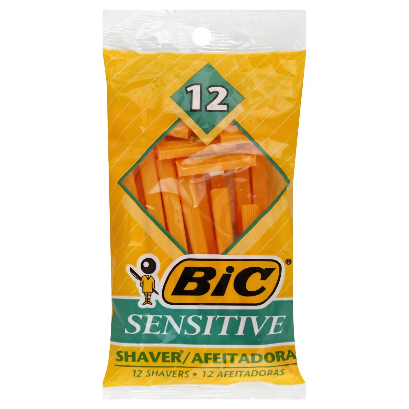 BIC Classic Razor Sensitive Skin 12 ct