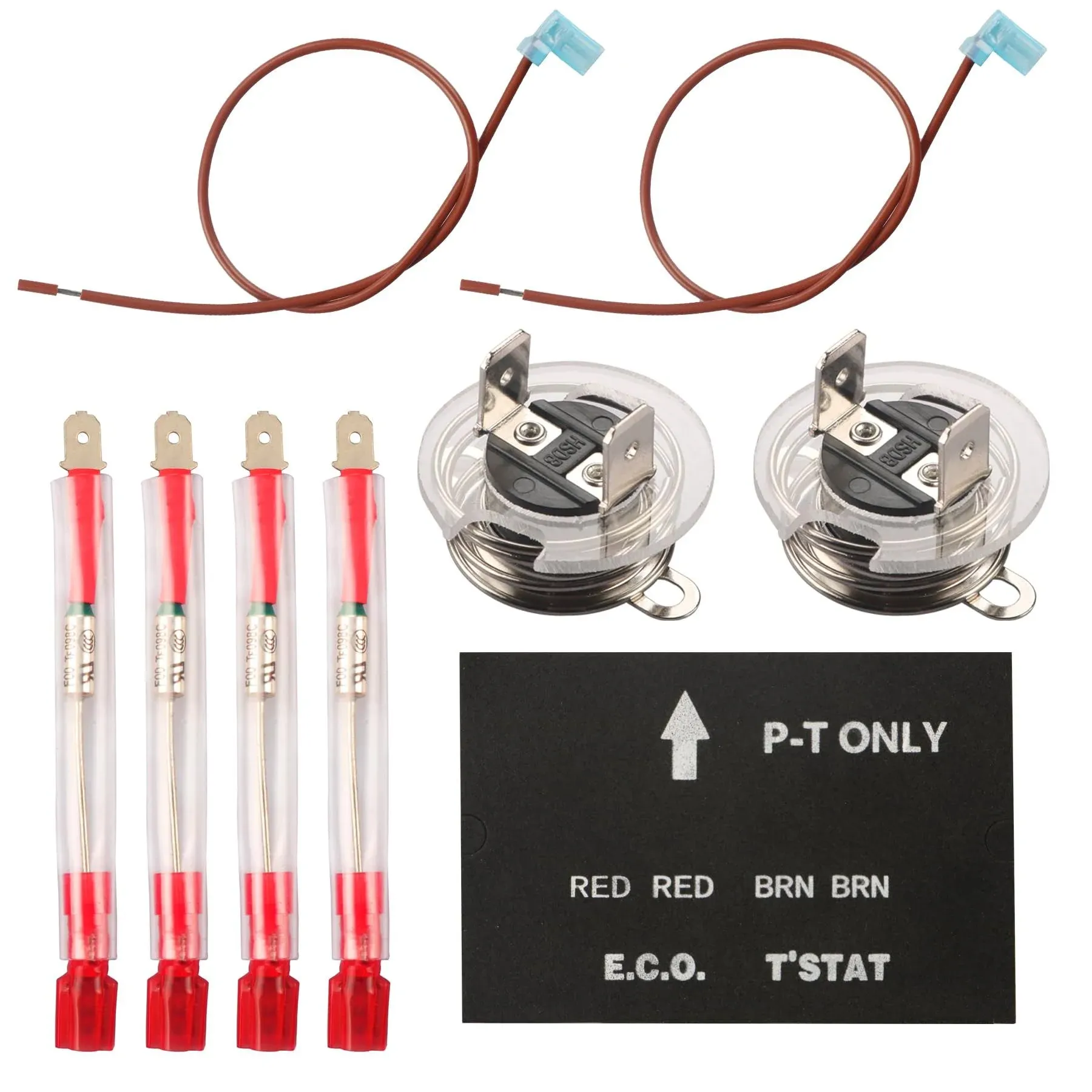 Gashwer RV Water Heater Thermal Cutoff Kit with Eco Thermostat Assembly Kit ...