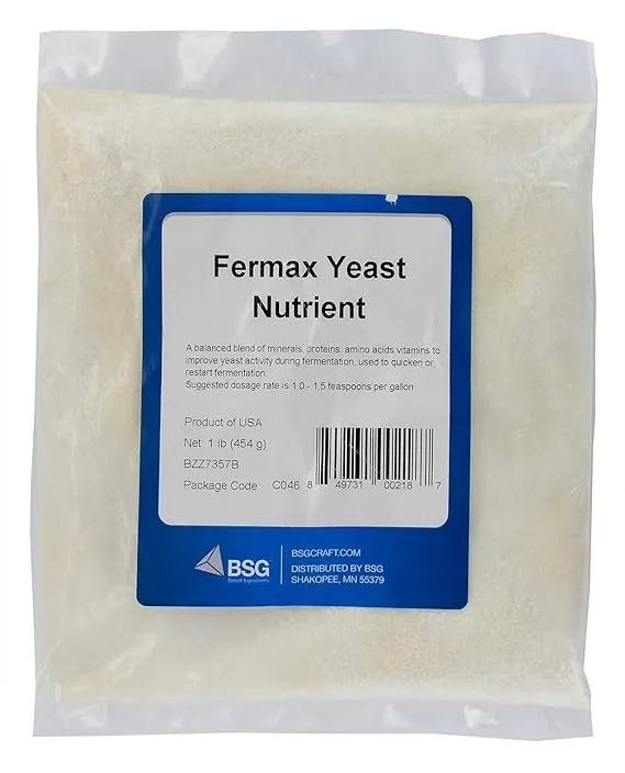 LD Carlson Company Fermax Yeast Nutrient 1 lb (Packaging may vary)