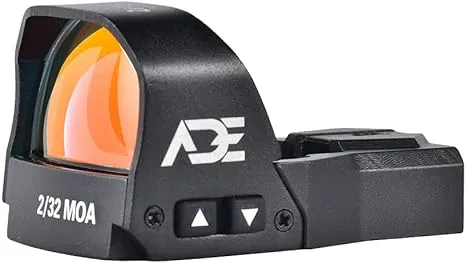 ADE Zantitium (RD3-015 PRO) PRO Series Motion Awake (Sensor Activated) Red Dot Sight with Multi Reticle System for Optics Ready Pistol Slide/Cut That is Compatible with Doctor Footprint