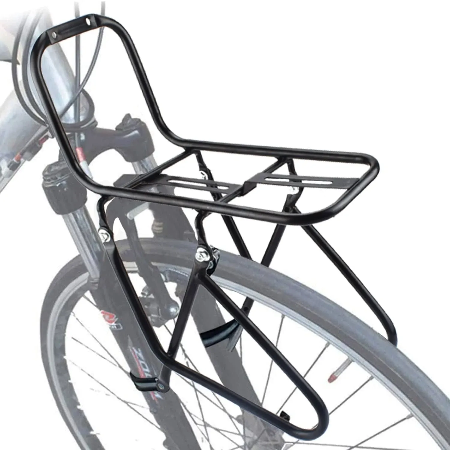 INLETTER Bicycle Front Rack, Aluminum Alloy Luggage Touring Carrier Racks 15kg ...