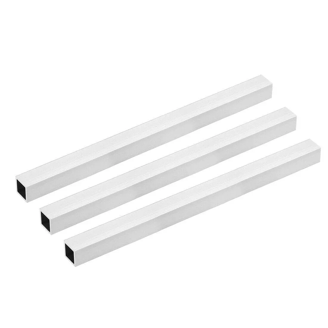 Uxcell 6063 Aluminum Square Tube 20mmx20mmx1.5mm Wall Thickness 300mm Length ...