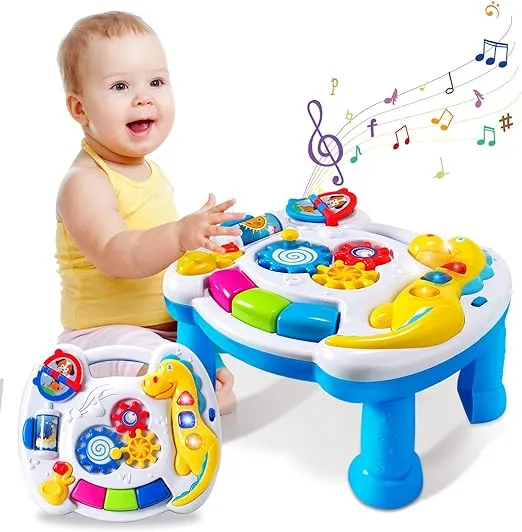 Baby Toys 6 to 12 Months Music Activity Table for Toddlers 1-3 Early Learning...