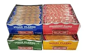 Uncle ALS Stage Planks Bulk Variety Pack (Original, Banana, Lemon, and strawberry)