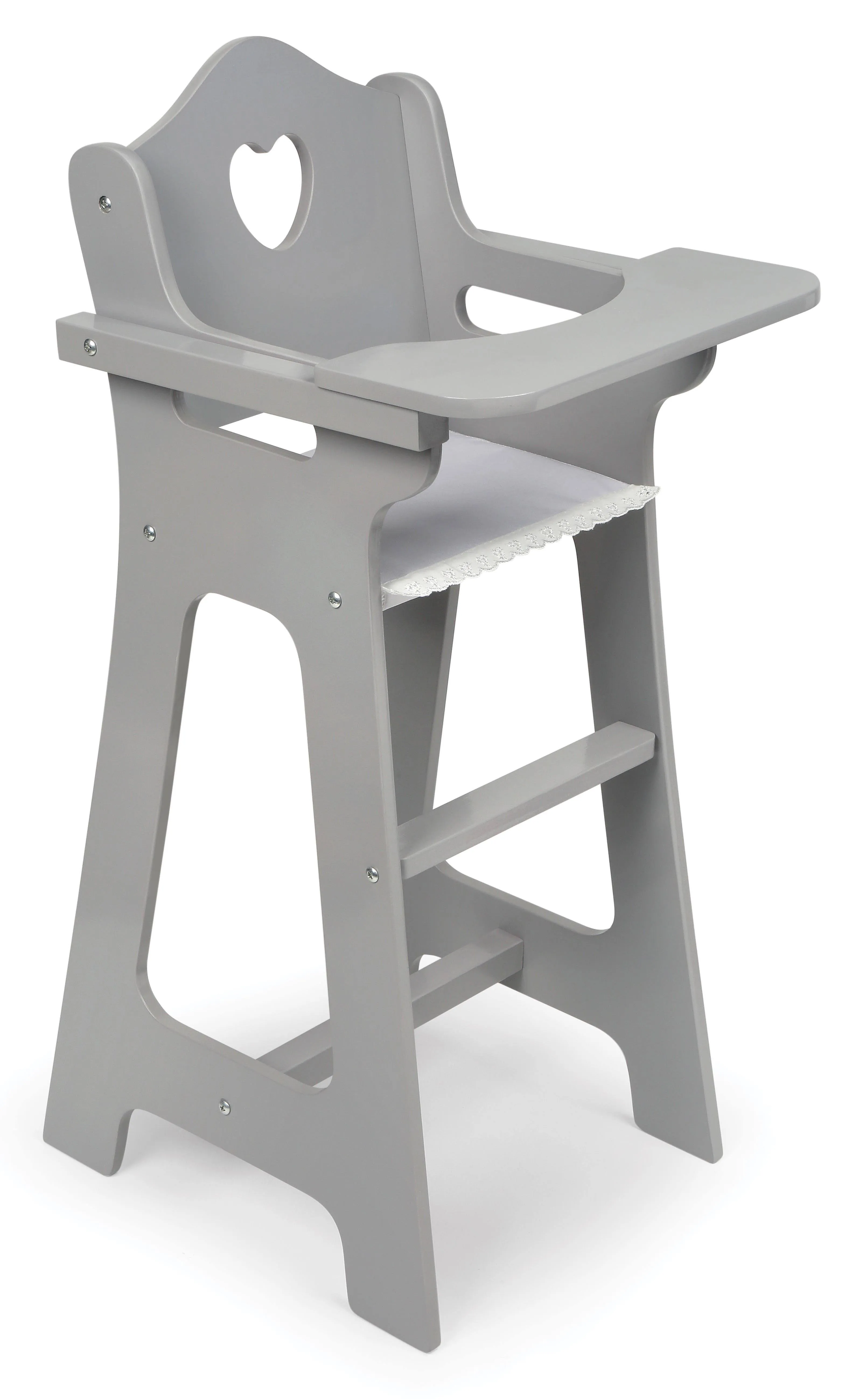 Badger Basket Doll High Chair - Executive Gray