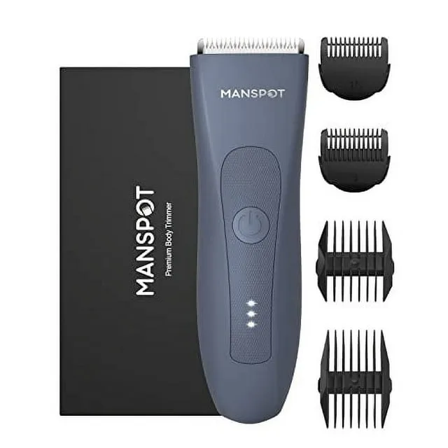 MANSPOT Groin Hair Trimmer for Men Electric Ball Trimmer/Shaver Replaceable C...