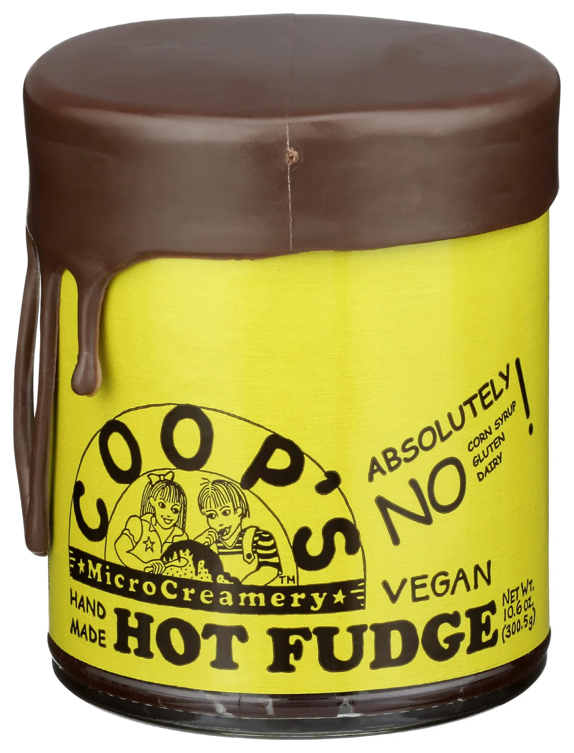 Coops Microcreamery Vegan Hot Fudge Sauce - 10.6 oz jar