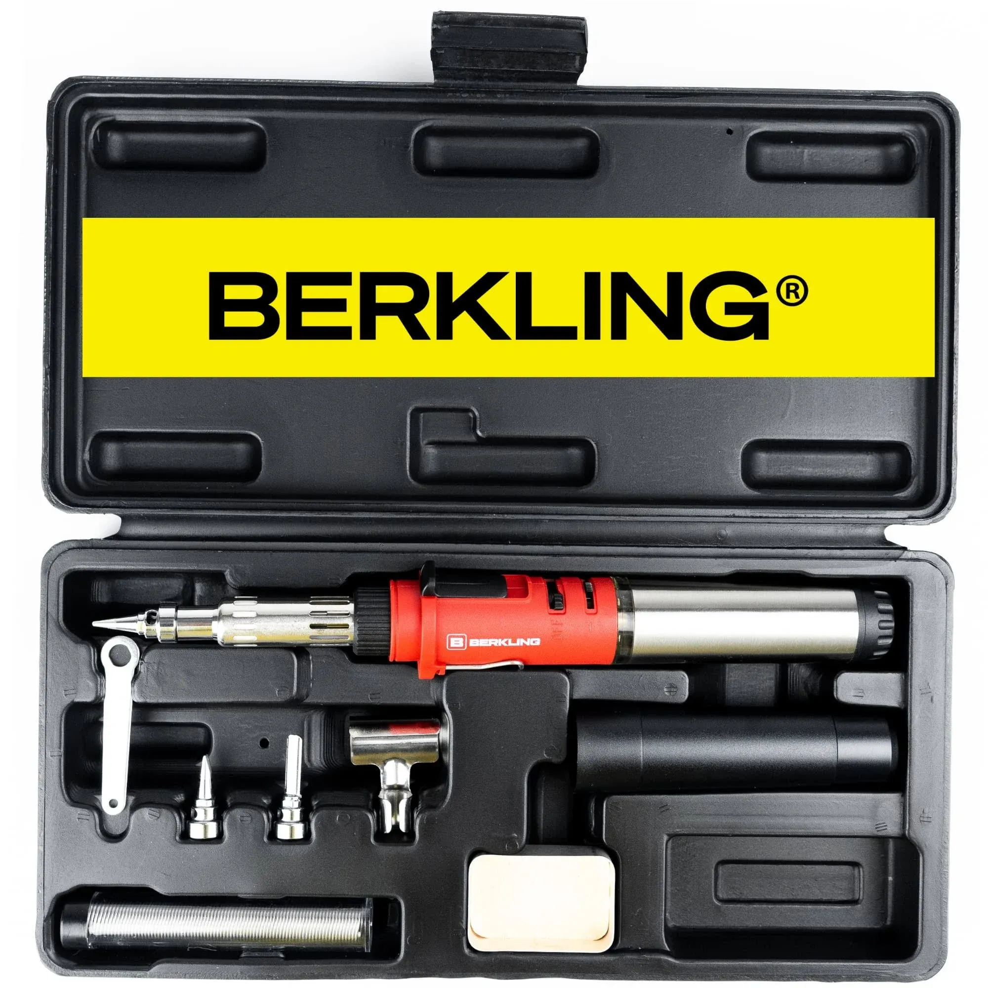 Premium Butane Soldering Iron Kit - Portable Cordless Welding Micro Solder To...