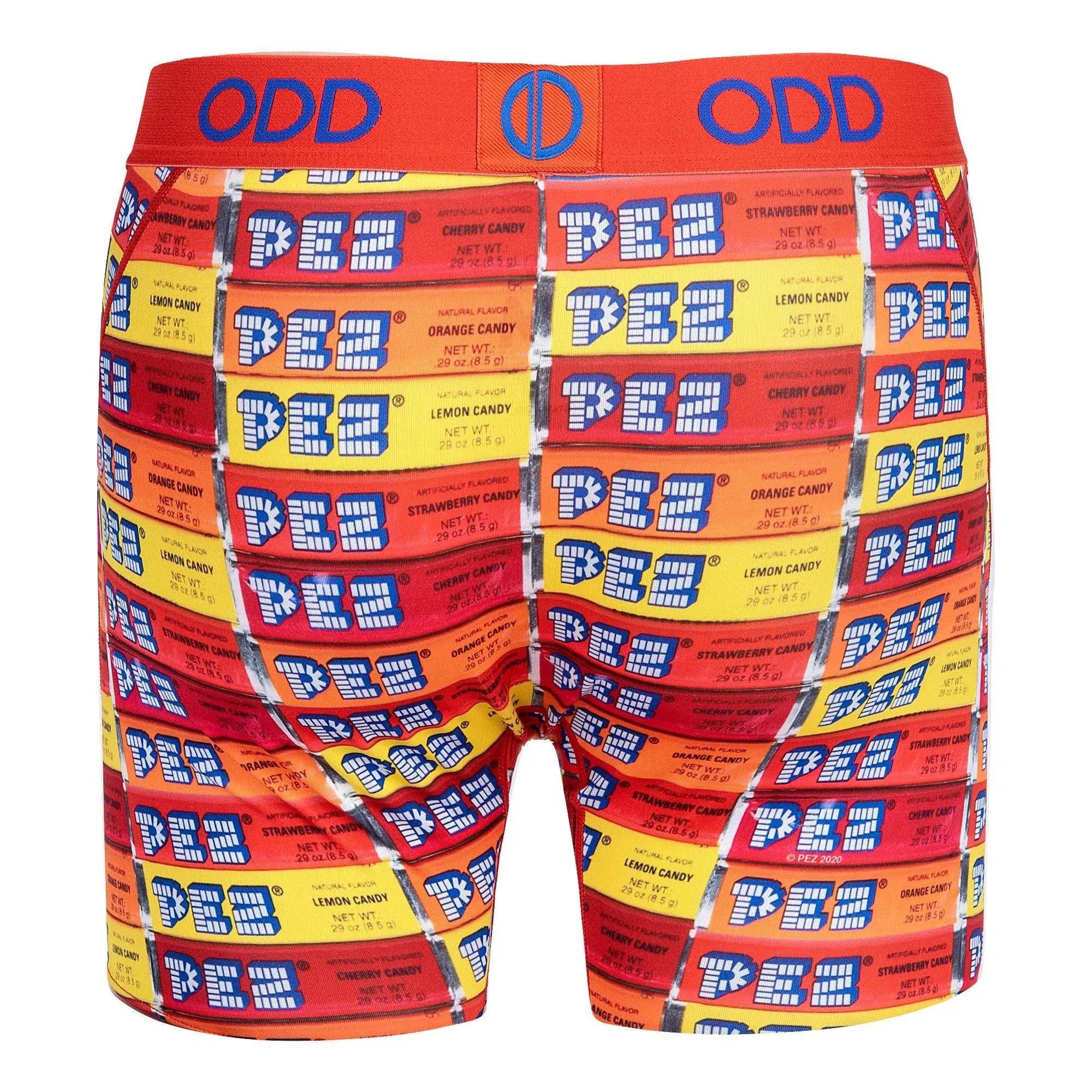 Odd Sox Pez Flavors - Men's Boxer Brief Underwear S / Orange