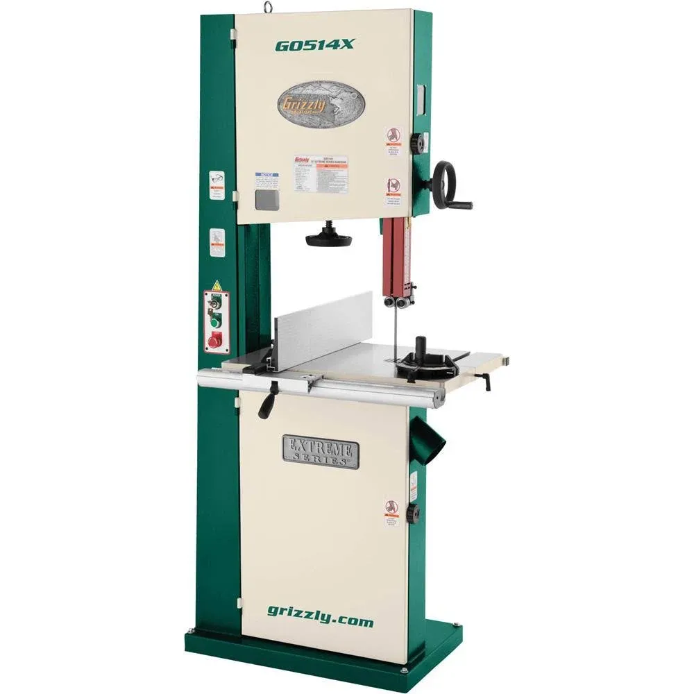 Grizzly G0514X - 19" 3 HP Extreme Series Bandsaw