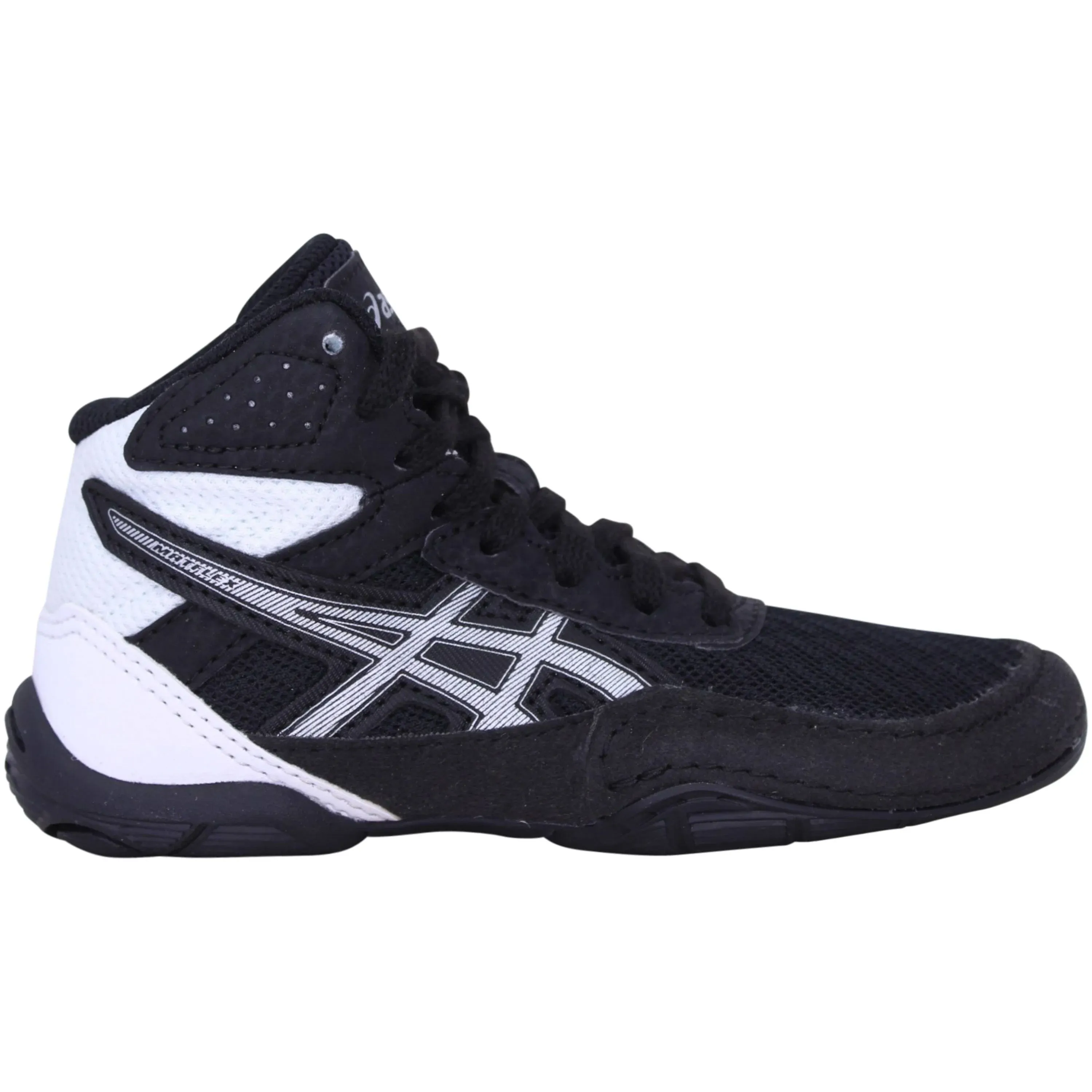 ASICS Matflex 6 GS Kids Wrestling Shoes - Black/Silver