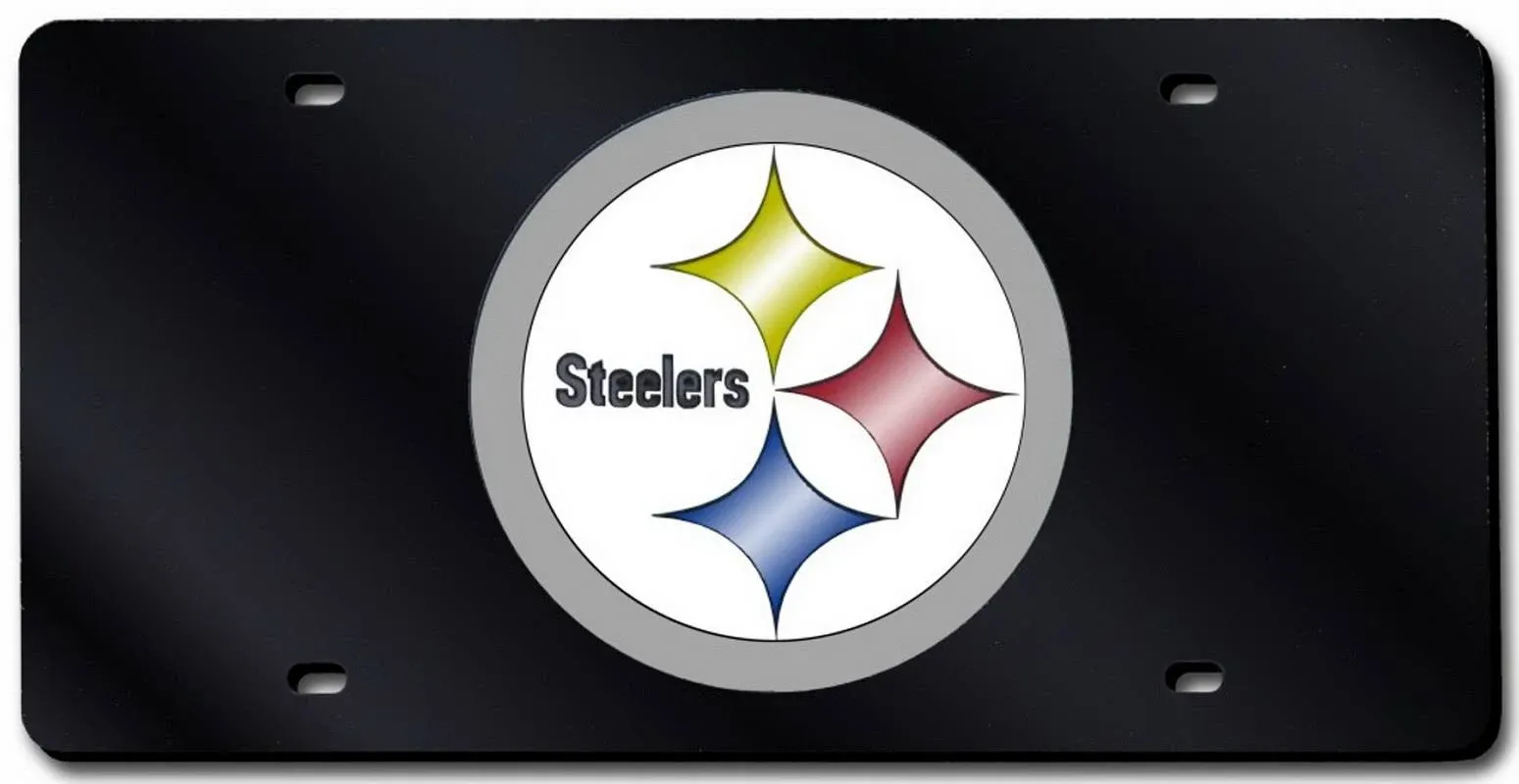 Pittsburgh Steelers Laser Cut License Plate Tag