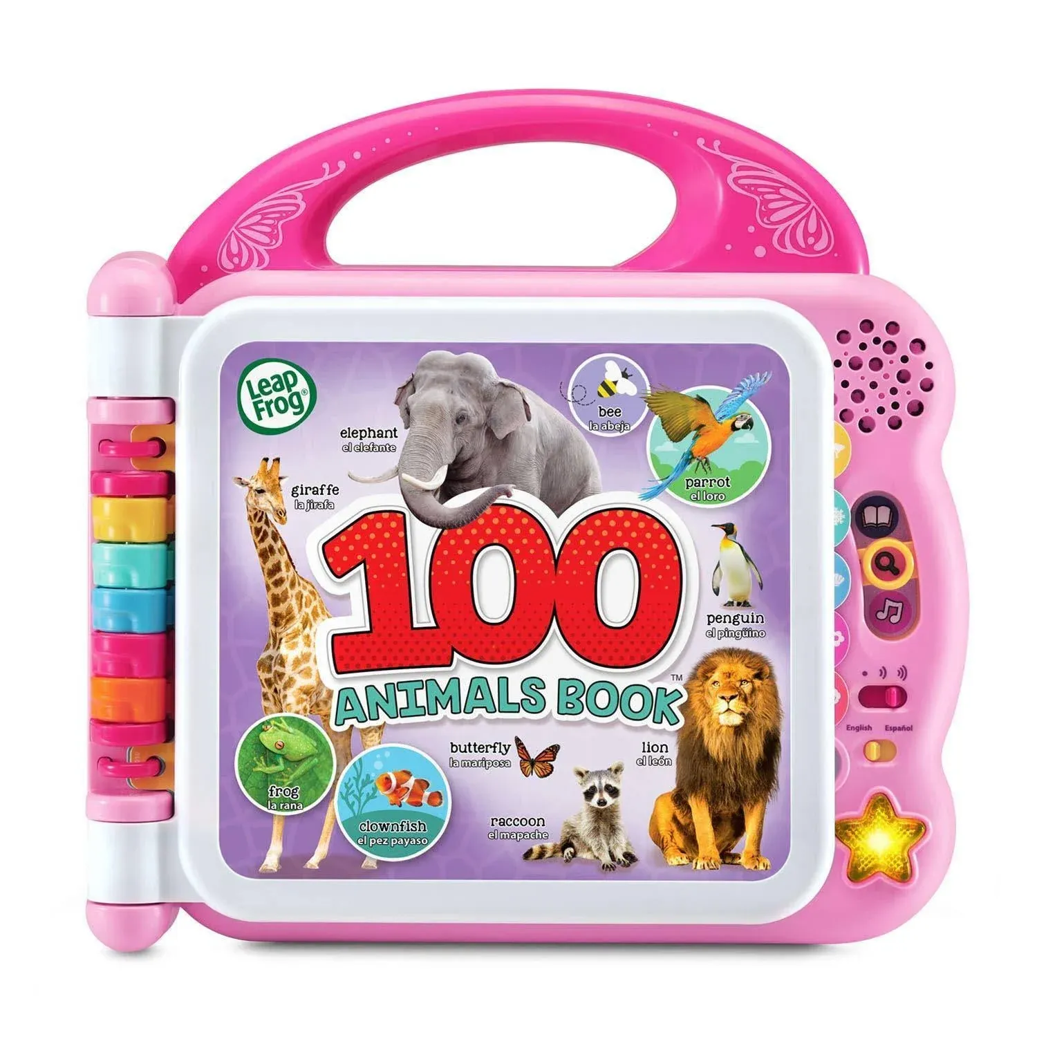 Leapfrog 100 Animals Book Frustration Free Packaging Pink