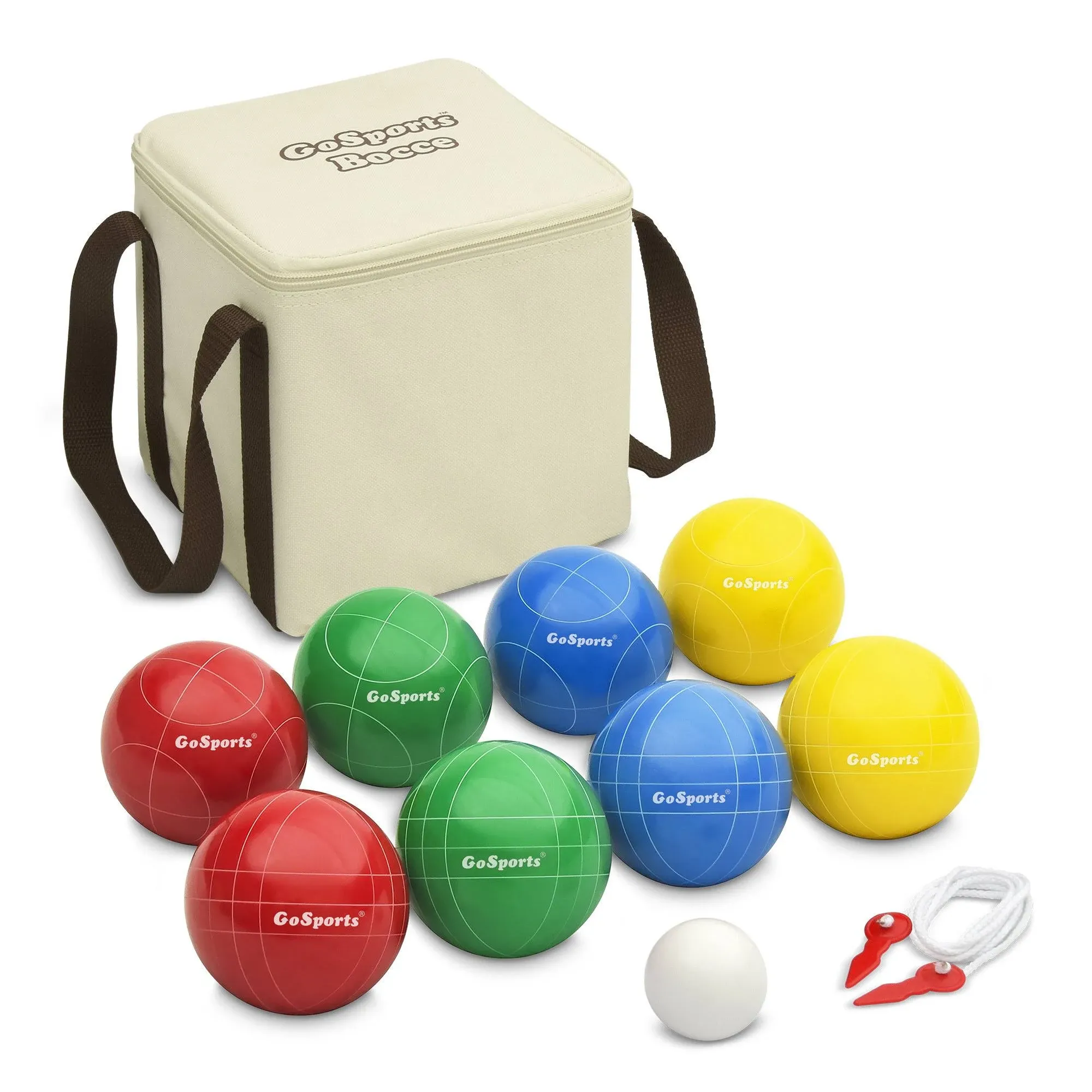 GoSports BOCCE-90-01 90mm Bocce Balls - 8 Pieces