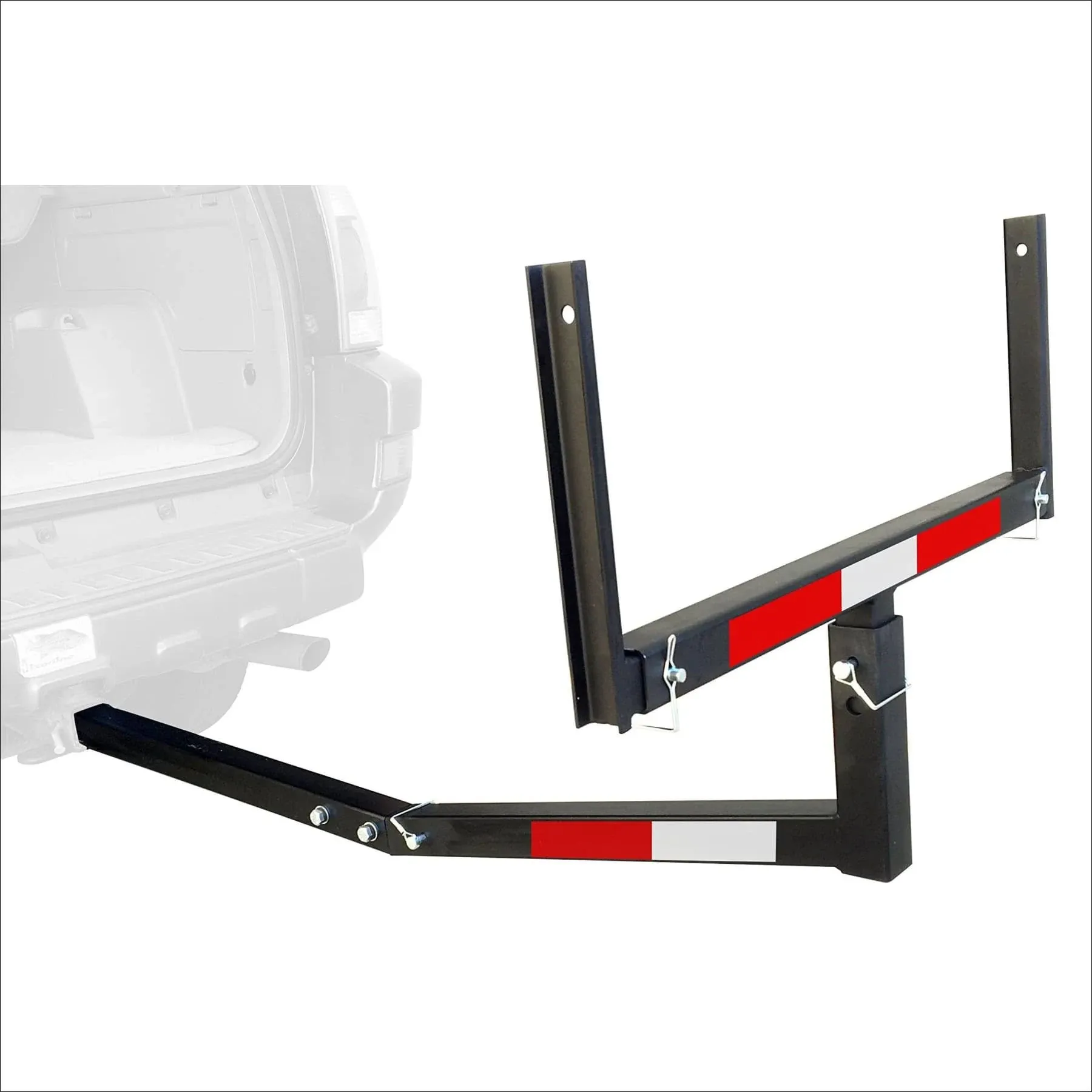 MaxxHaul 70231 Hitch Mount Truck Bed Extender For Ladder Rack Canoe Kayak