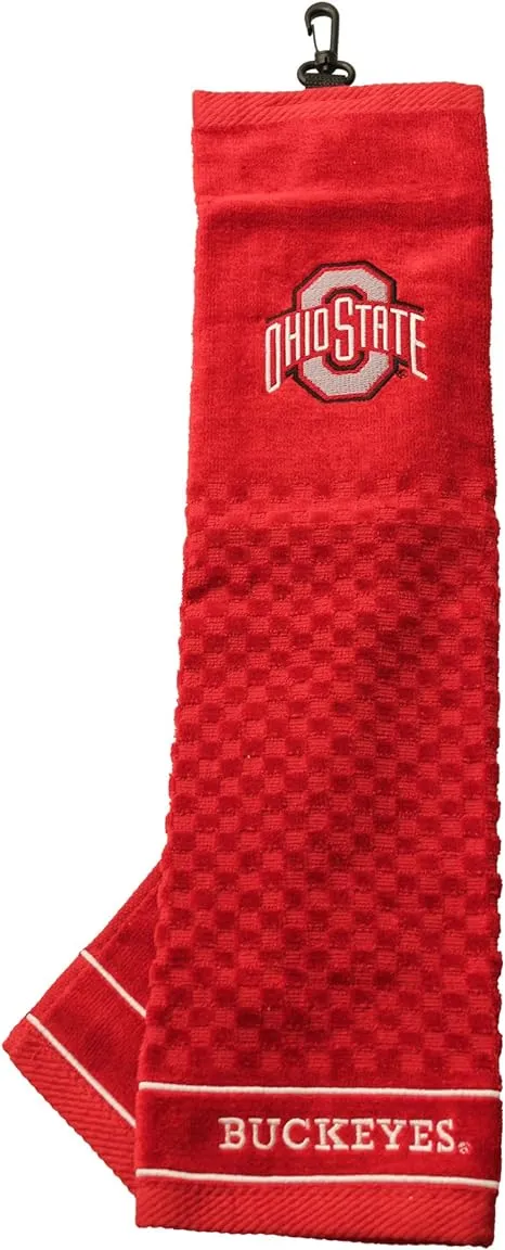 Ohio State Buckeyes Embroidered Golf Towel