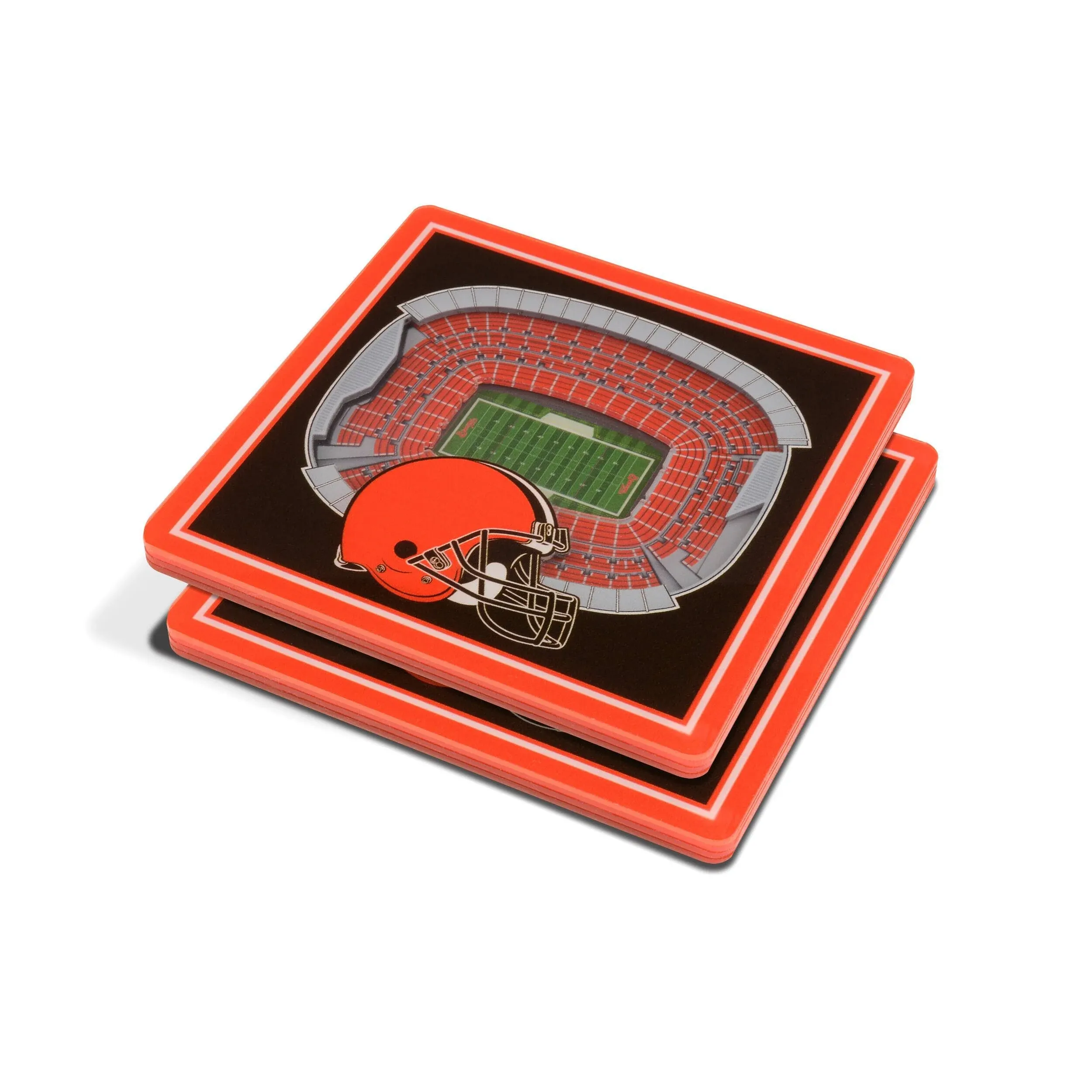 Cleveland Browns 3D StadiumViews 2-Pack Coaster Set