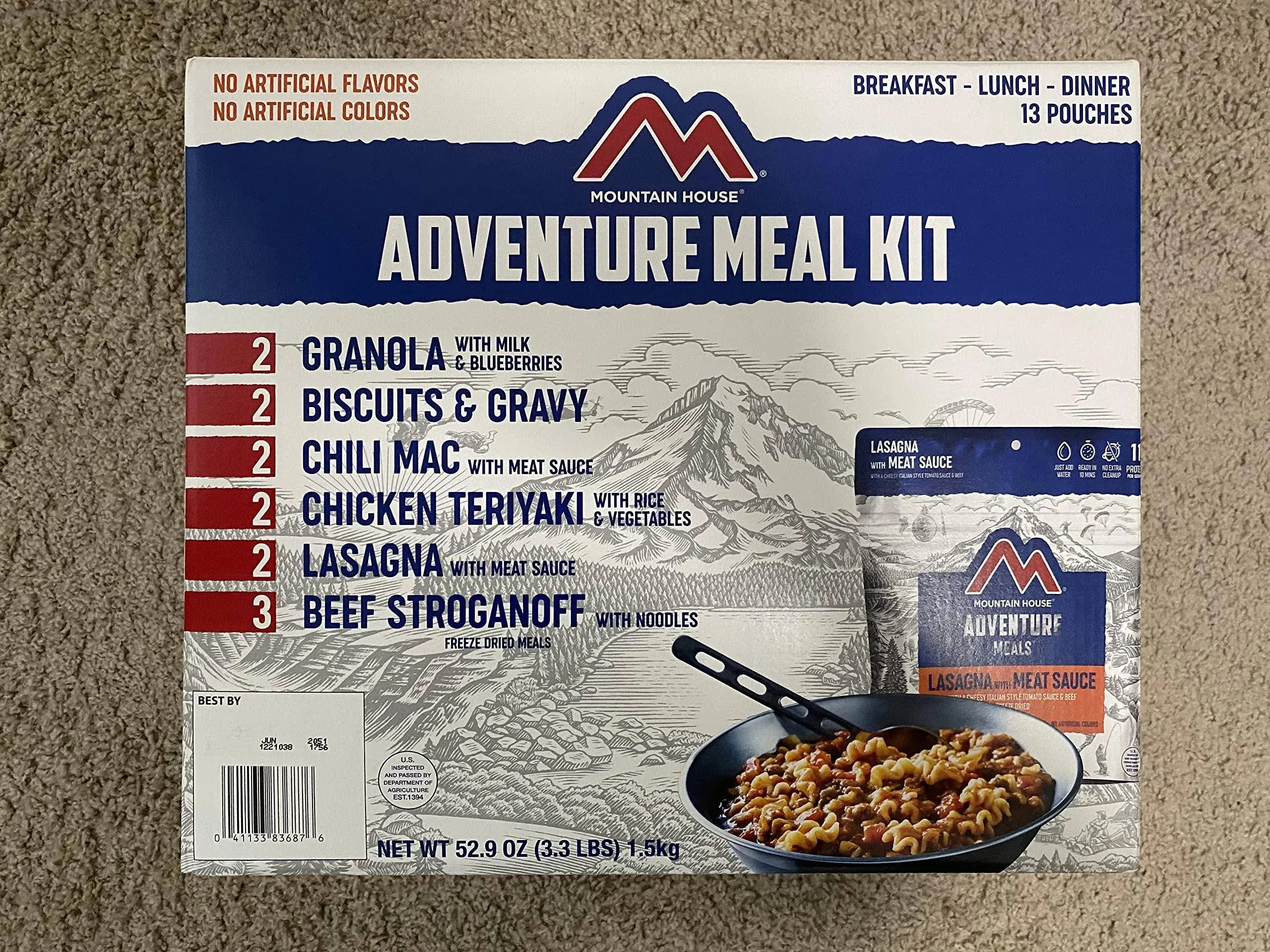 Mountain House Adventure Meal Kit 28 Servings Emergency Survival Food exp2050mar