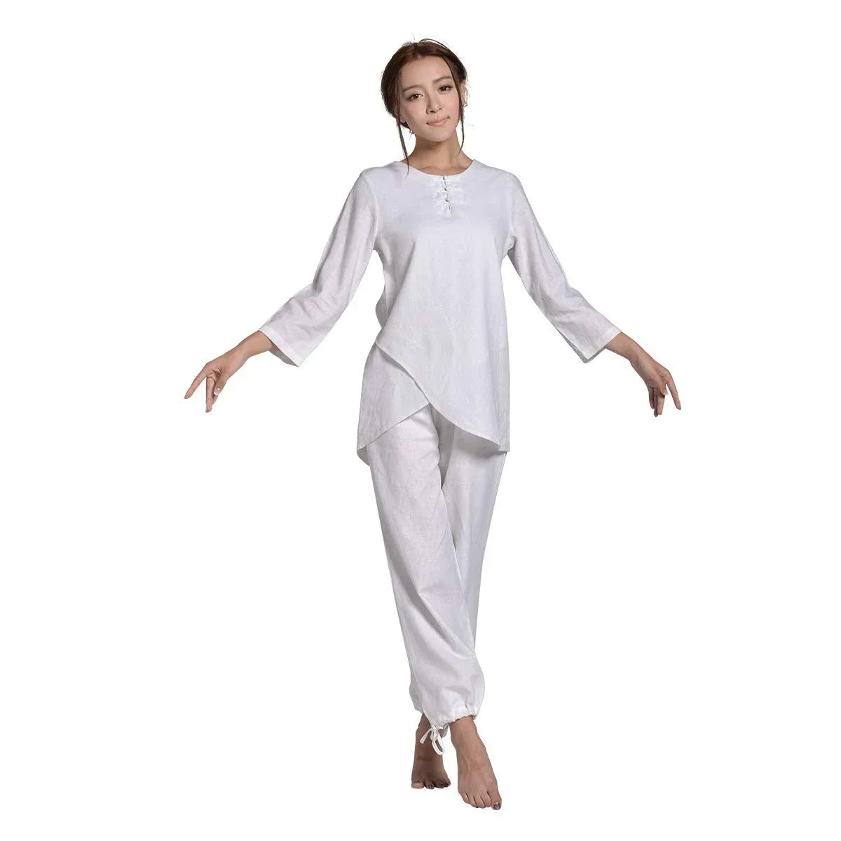 KSUA Womens Martial Arts Uniform Kung Fu Clothes Cotton Tai Chi Clothing Exercise ...