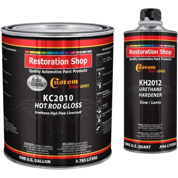 Custom Shop Complete Kit - Hot Rod Gloss Urethane High Flow Clearcoat with Hardener - Gallon