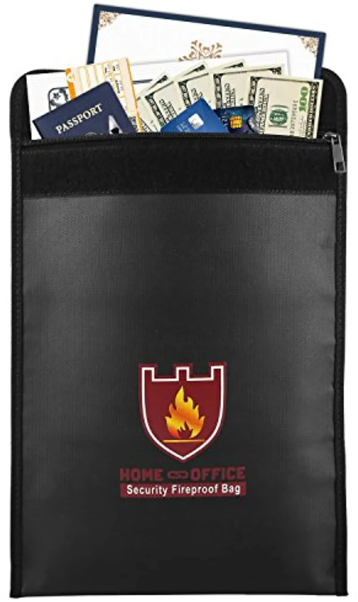 Fireproof Money & Document Bag MoKo Fire & Water Resistant Large Cash & Envelope Holder Protect Your Valuables Documents Money