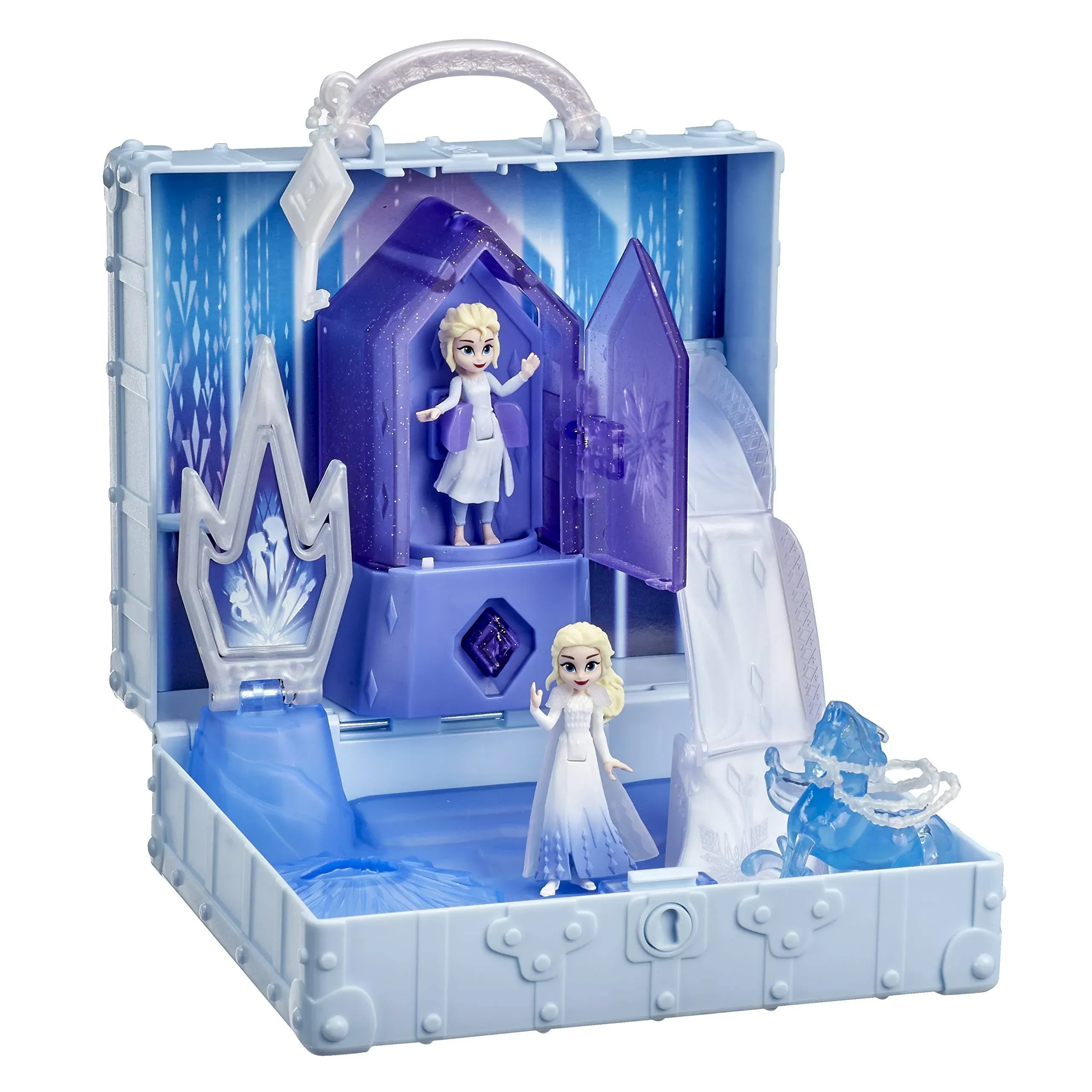 Disney&#039;s Frozen 2 Adventures Ahtohallan Pop-Up Playset with 2 Elsa Dolls