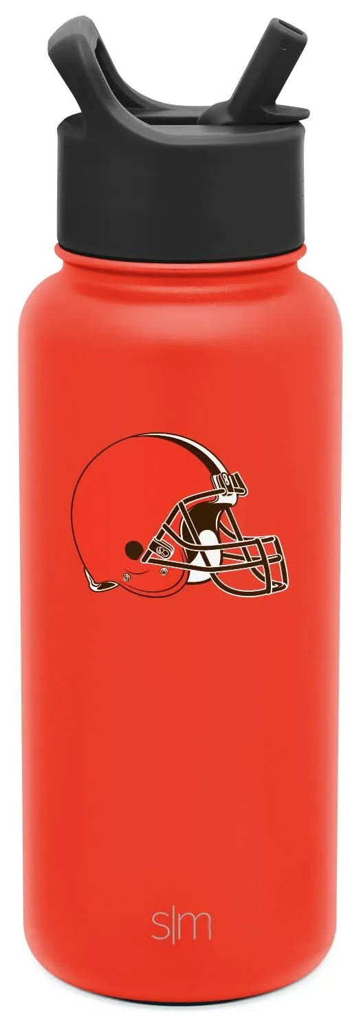 NFL Summit Insulated Water Bottle with Straw Lid