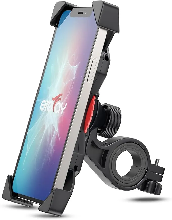 Bike Phone Holder Motorcycle Handlebar Phone Holder Scooter Phone Mount With 360