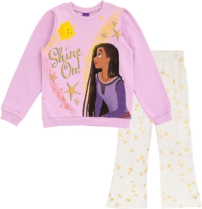 Disney Fleece Sweatshirt and Pants Outfit Set Infant to Big Kid Sizes (12 Months - 14-16)