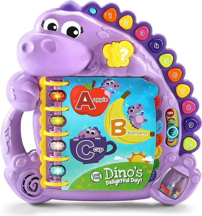 LeapFrog Dino's Delightful Day Alphabet Book, Green