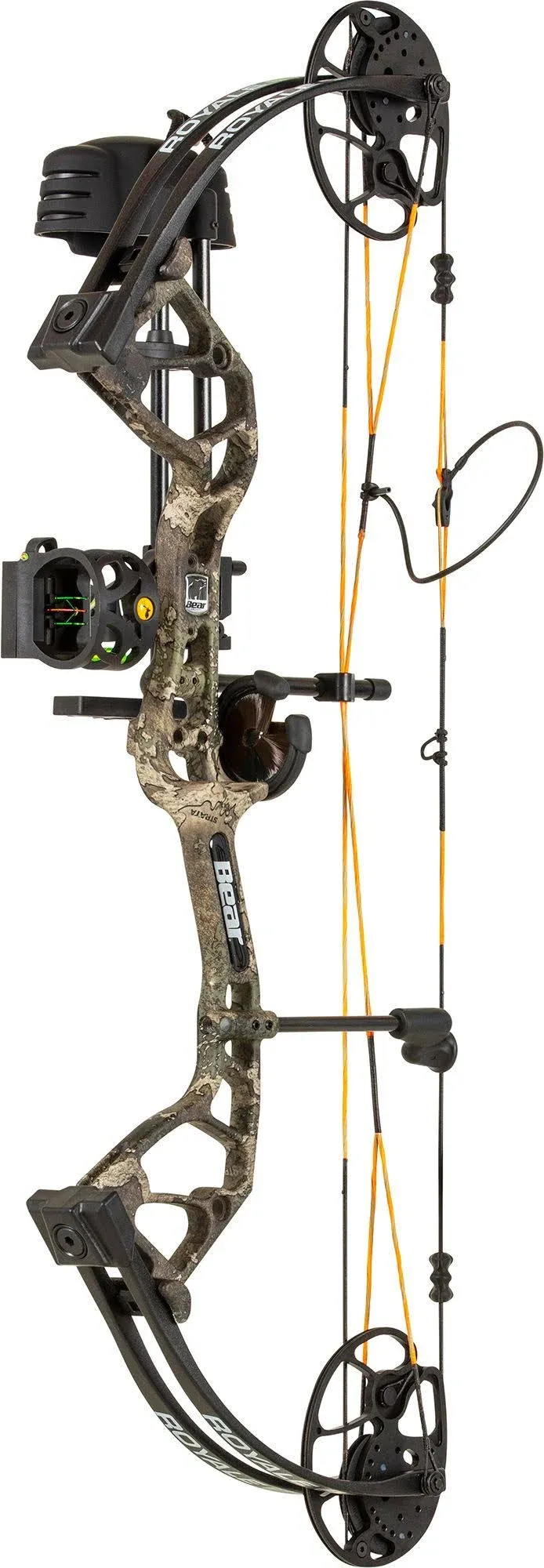 NEW BEAR ARCHERY ROYALE RTH BOW PACKAGE, STRATA CAMO, 50LB, RIGHTHAND