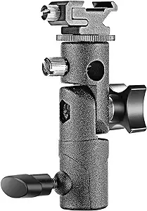 Neewer Professional Universal Speedlite Flash Umbrella Swivel Lamp Bracket