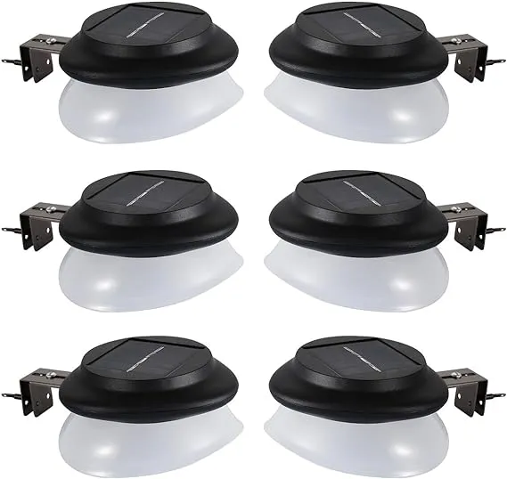 4Pack Solar Pool Light Cold White Solar Deck Lights Outdoor Waterproof Led