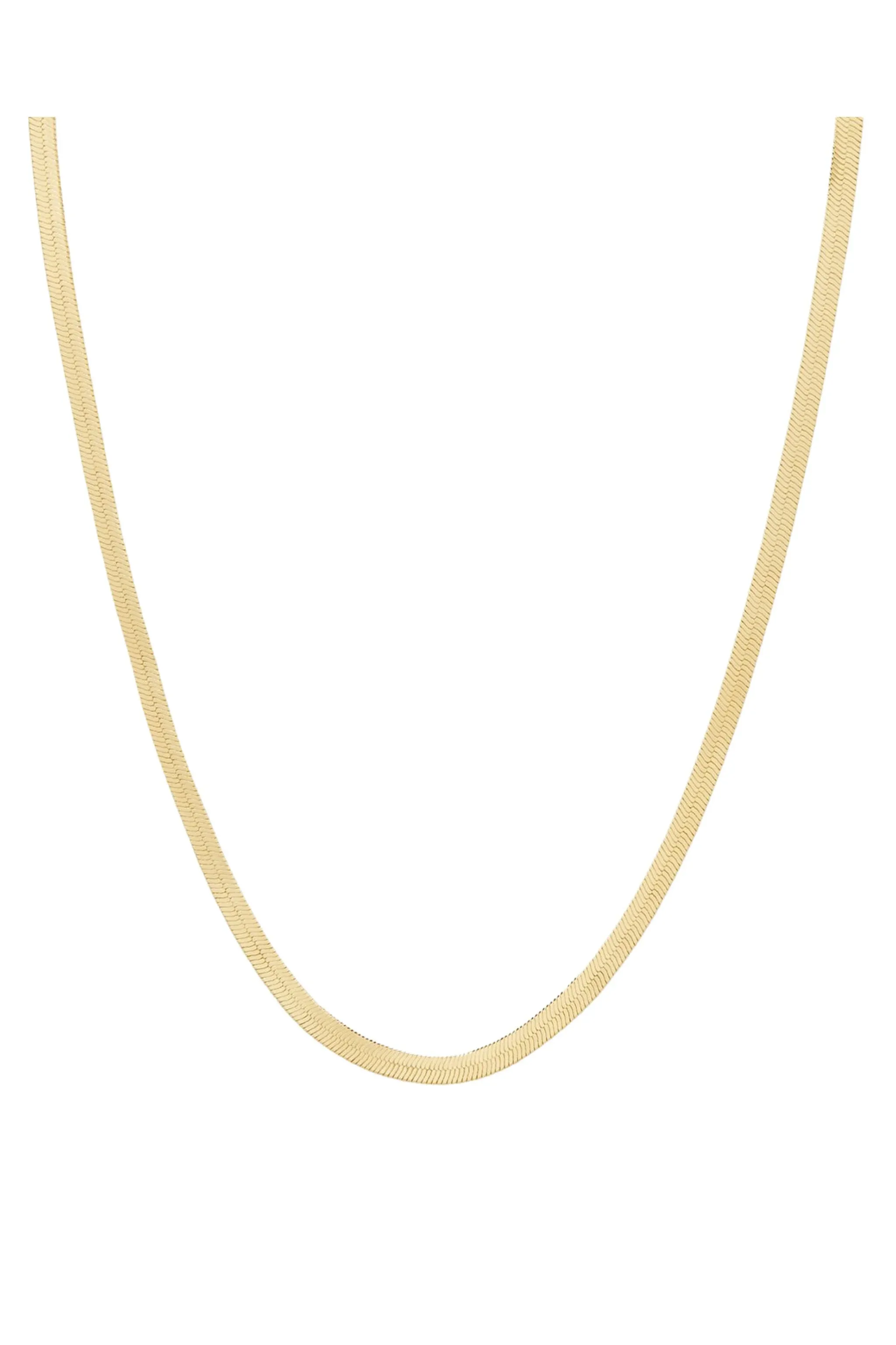 Venice Herringbone Chain Necklace