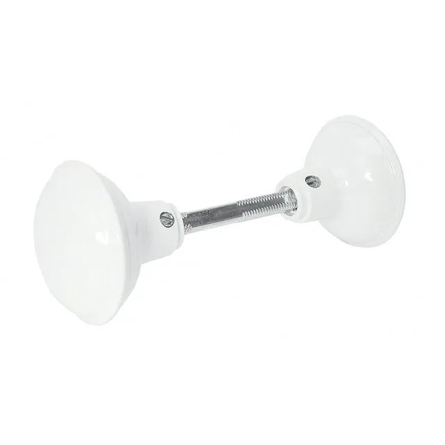 Prime-Line E 2319 White Painted Spindle Knob Set