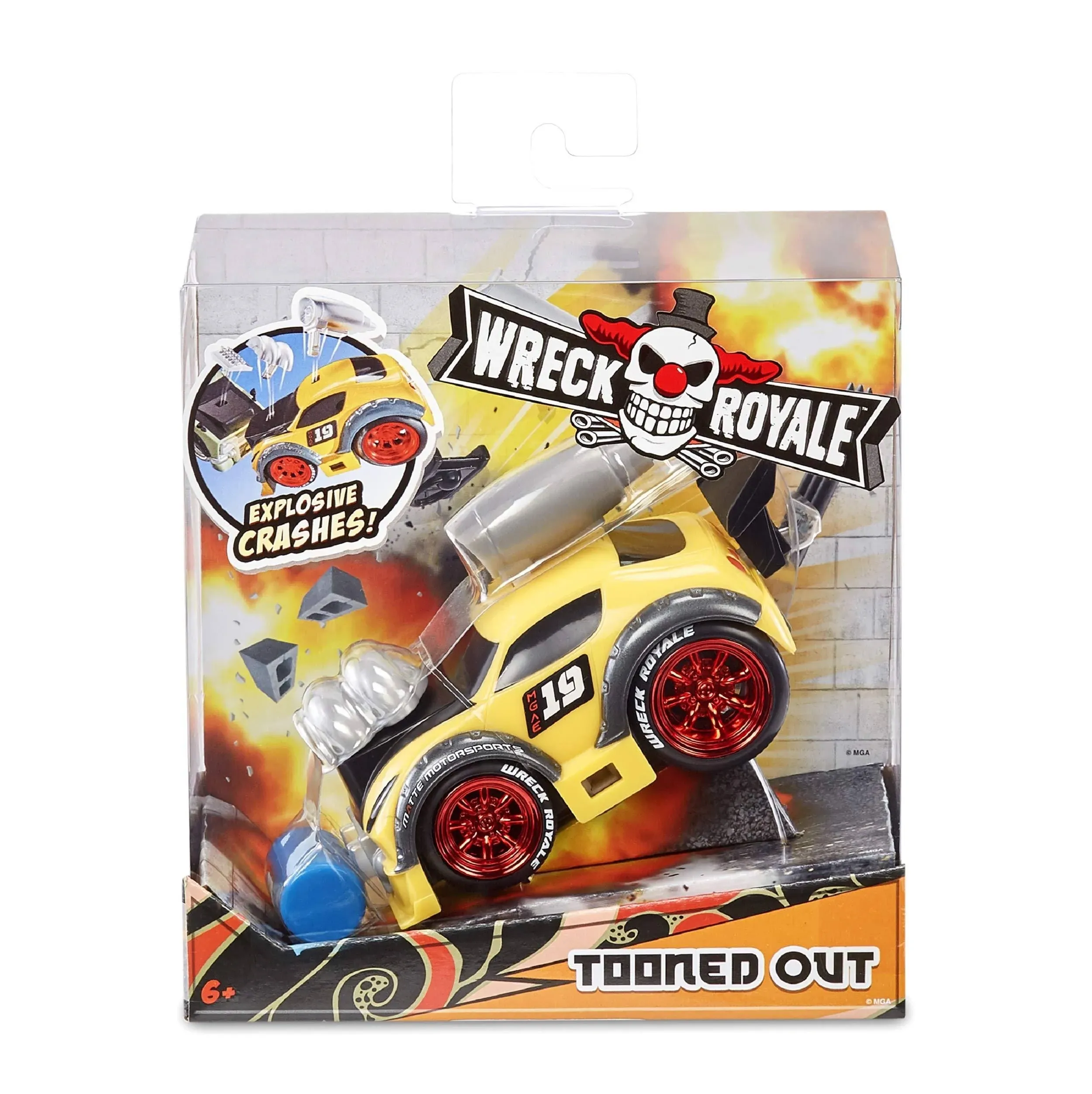 Wreck Royale Exploding Crashing Tooned Out Race Car