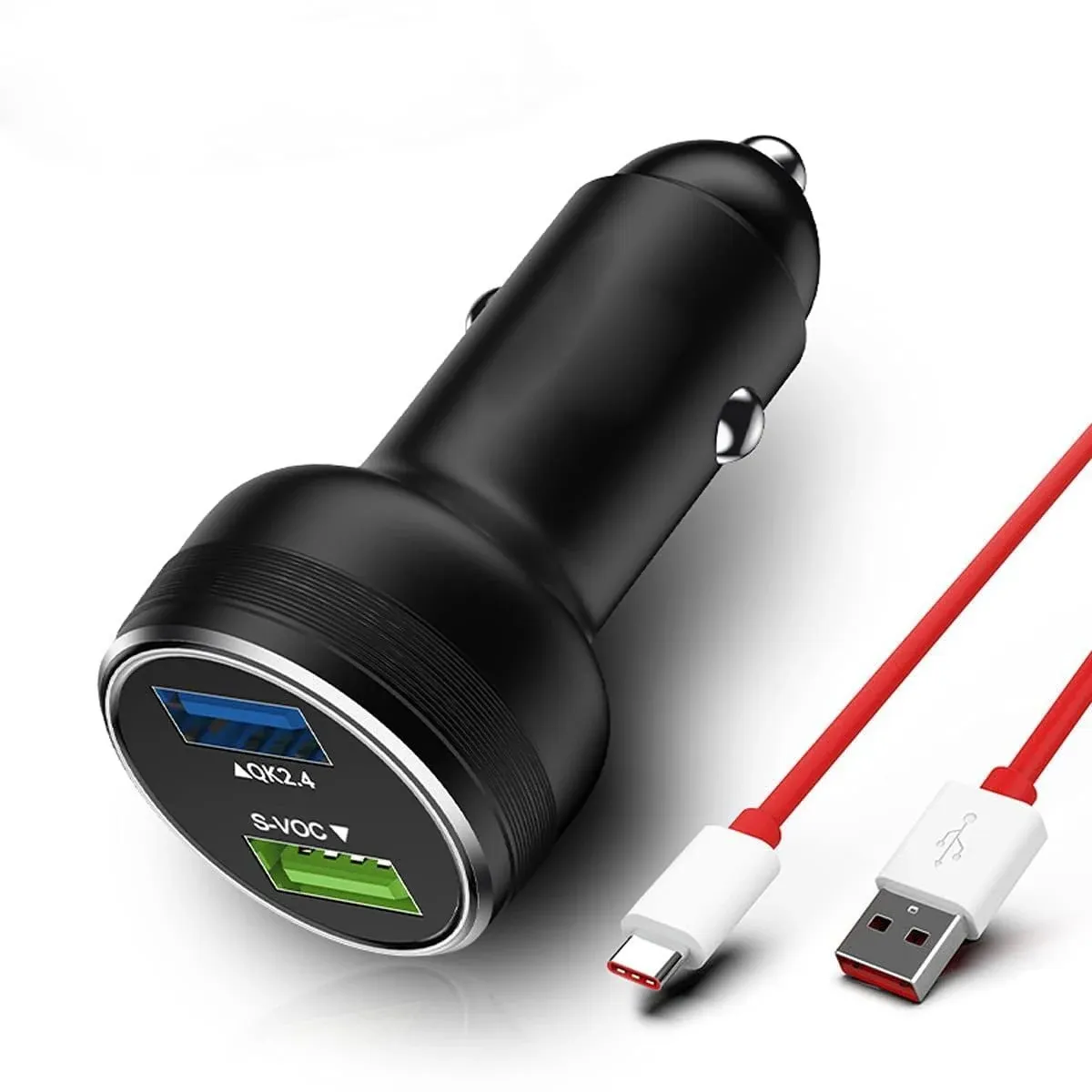 Warp Charge 30W 65W Car Charger Supervooc for Oneplus 11 10 warp charge black 