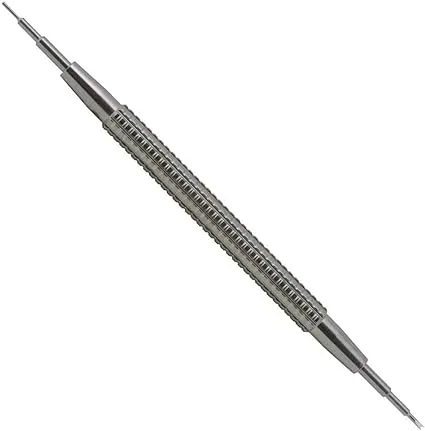 Bergeon 7767-F Watch Spring Bar Tool - Long Stainless Steel Handle with Replaceable Screw In Fine Tool End