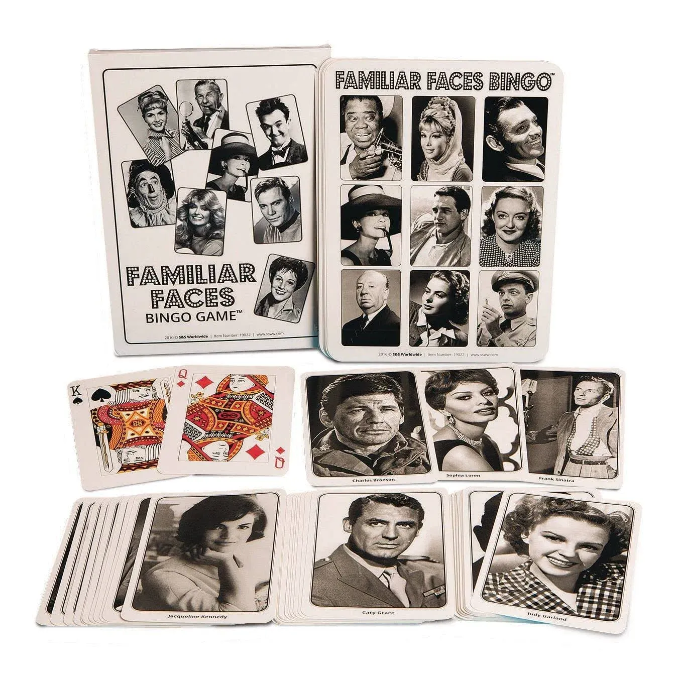 S&S Worldwide, Familiar Faces Bingo Game, (19022)