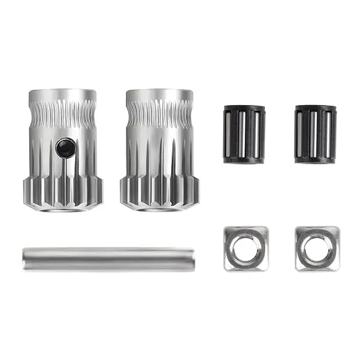 UniTak3D Dual Drive Extruder Gear Replacement Stainless Steel Extrusion Wheels ...